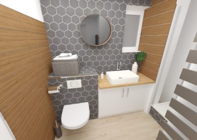 Modélisation salle de douche